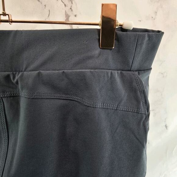 Eddie Bauer Pants Womens Medium Gray Travex Nylon Stretch Climb Pull Straight - Picture 10 of 11